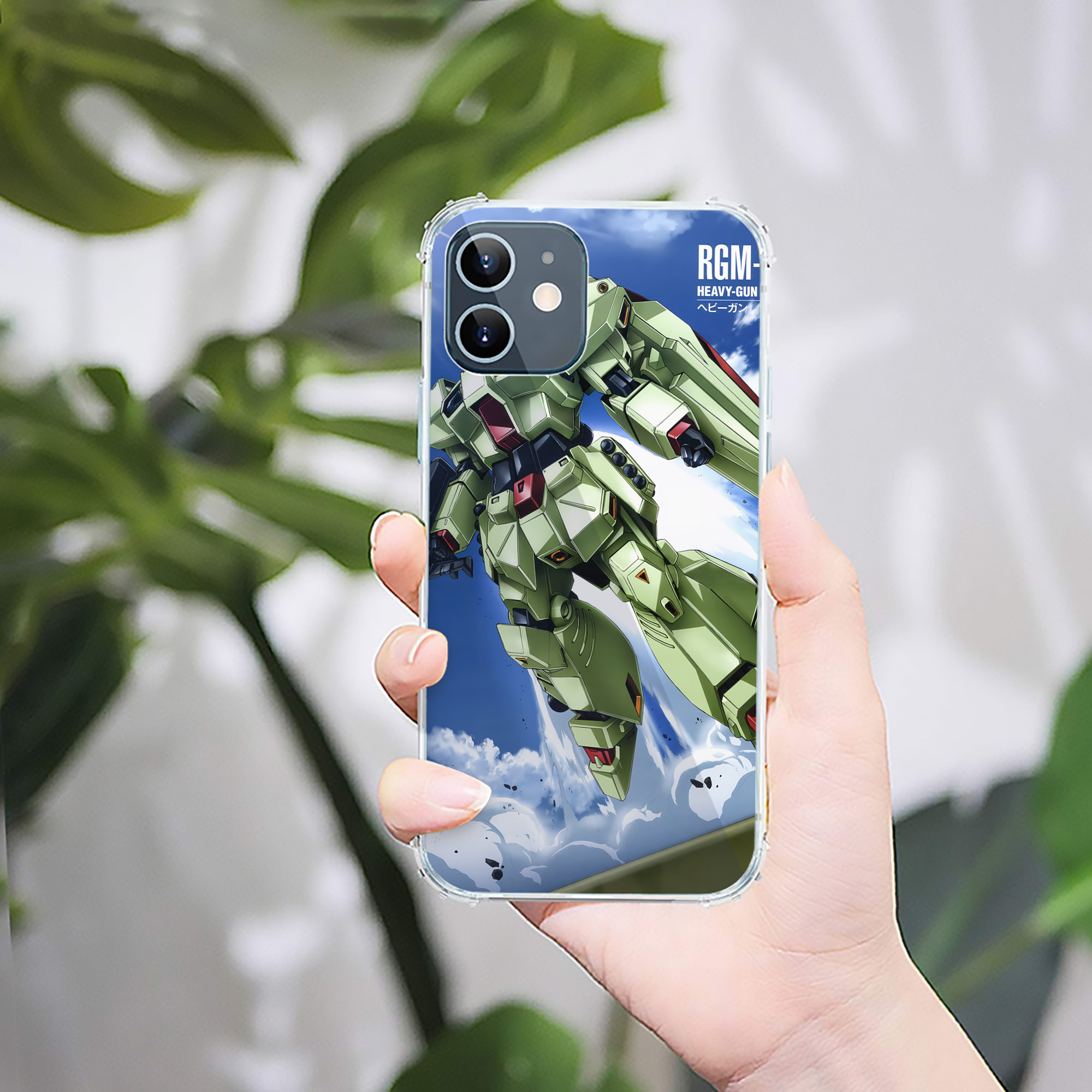 （画像用） 機動戦士ガンダム Mobile Suit Gundam 【iPhone 12シリーズ対応】透明スマホケース（クリアソフトケース）